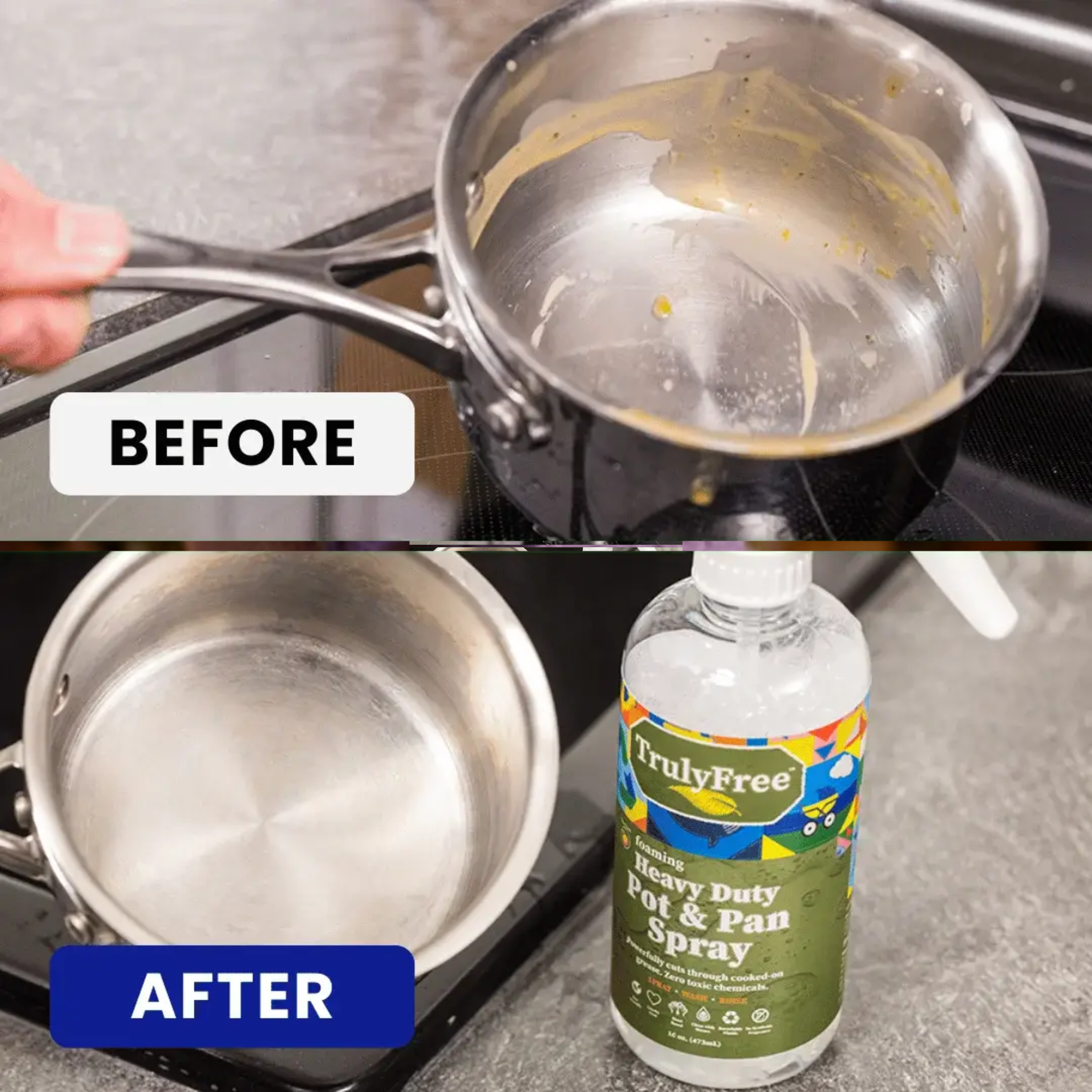 Truly Free Pot And Pan Spray reviews Liam T.